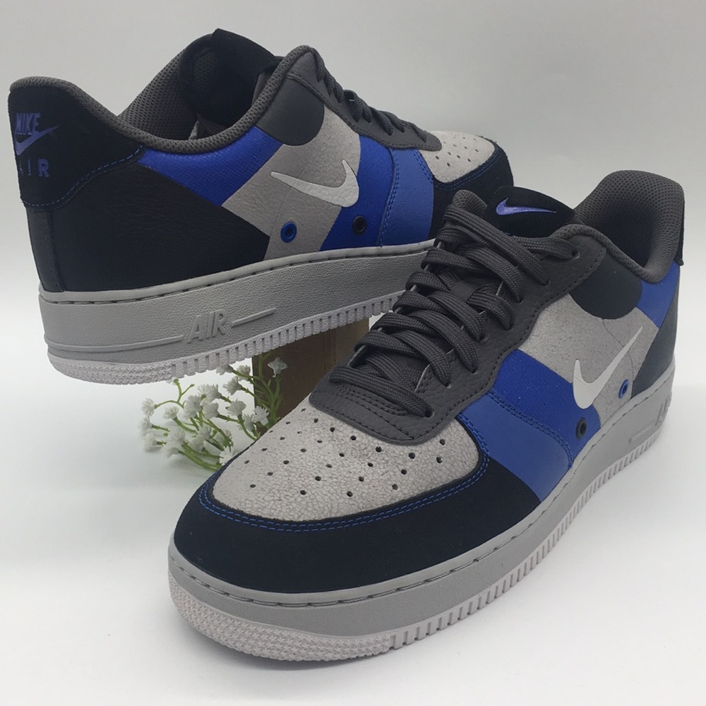 Nike Air Force 1 Low Atmosphere Grey Game Royal - Picture 2 of 8